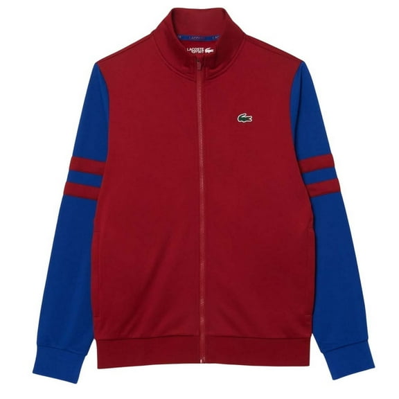 Lacoste Mens Zip Interlock Stretch Track Jacket