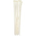 thumbnail image 3 of 1000 Cable Ties Zip Cord 8" Natural Network Cable Cord Nylon Wire Ties Self Locking Tie Strap 40 Lbs Zip Nylon (8" inch; Clear), 3 of 6