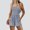 Gray, variant on Umbreon Black Womens Rompers Summer Vacation Beach Outfits Sleeve Less Shorts Overalls Jumpsuits Loose Casual Soft Fashion Clothing with Pockets