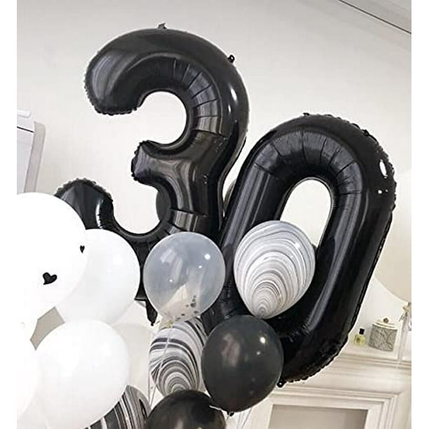 Une raison de célébrer le bouquet de ballons en aluminium pour la fête  d’anniversaire, gonflage à l’hélium inclus, 5 pièces