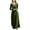 Green, variant on Women's Vintage Trumpet Sleeve Sweetheart Dress - Gothic Court Style, Plus Size, Long Length, Polyester Fabric