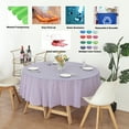 thumbnail image 2 of HeavyDuty Plastic Table Covers TABLECLOTH (Reusable) in 24 colors and 2 Size!!, 2 of 6