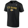 thumbnail image 2 of Unisex Fanatics Black Los Angeles Lakers LA Strong T-Shirt, 2 of 5