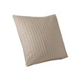thumbnail image 1 of INK+IVY Camila 200TC Quilted Euro Sham, Taupe, 1 of 3
