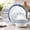 Acadia, variant on 18-Piece 6-Person Dinnerware Set, Lightweight Triple-Layer Glass, Chip Resistant, Round Plates and Bowls, Winter Frost White