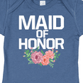 thumbnail image 4 of Inktastic Maid of Honor with Flower Illustration Girls Baby Bodysuit, 4 of 5