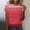 Hot Pink, variant on Women's Tops Under $10 Free Shipping Casual Pullover Printed Short Sleeved Round Neck Top