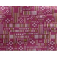 thumbnail image 4 of oneOone Georgette Viscose Fabric Stripe & Square Geometric Decor Fabric Printed BTY 42 Inch Wide, 4 of 4