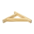 Hyper Tough 71/2 x 9Inch Natural Finish Wood Shelf Bracket, Model