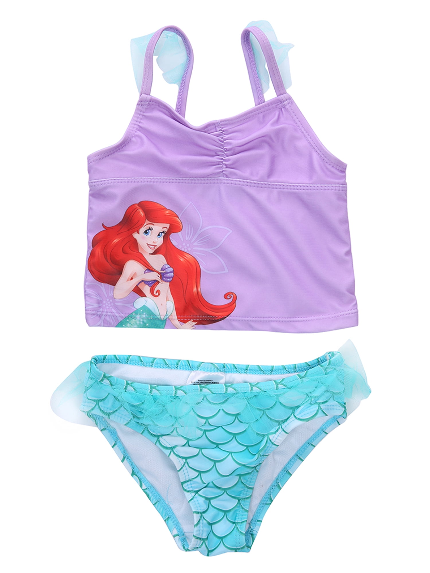 Kid Baby Girl Mermaid Costume Bikini Headband Set Swimwear Swimsuit Bathing Suit