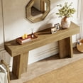 thumbnail image 6 of Tribesigns 70.9-Inch Long Console Table, Farmhouse Narrow Entryway Table Behind the Couch for Living Room,Natural, 6 of 7