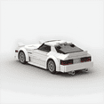 thumbnail image 3 of Mazda RX7 White, Speed Champions Fast 2 Furious Race Car Toy Model Building compatible with LEGO Kit, Collectible with Racer Minifigure, Great Gift for Kids - 197 Pieces, 3 of 5