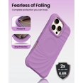 thumbnail image 3 of Compatible con funda para iPhone 16 Pro Max de 6.9" | Doble protección contra caídas MIL-STD | Compatible con MagSafe | Elegante funda de silicona líquida - Azul, 3 of 7