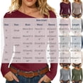 thumbnail image 3 of Hurxie Womens Fall Long Sleeve Asymmetrical Y2K Tops Cozy Ribbed Fabric, Slim Fitted Shirts, Basic Tees, Lightweight Sweater Dark Gray,S, 3 of 8