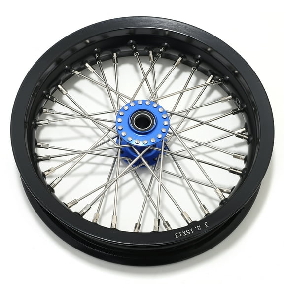 Supermoto 12"x2.15" Spoked Front Wheel For Sur-Ron Light Bee X For Talaria Sting