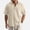 Khaki |#8, variant on Men's Short Sleeve Button Down Shirt Casual Summer Beach Wedding Vacation Shirts (Dark Gray,L)