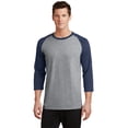 thumbnail image 1 of 50/50 Cotton/Poly 3/4Sleeve Raglan TShirt, 1 of 1