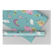 Accuprints Gift Wrapping Paper Pack Of 10|Design Happy Pig |Size 20 X 30 Inch