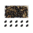thumbnail image 1 of Thumbtacks QHAJRYYC, cabeza redonda de plástico, 300 unidades, color negro, 1 of 7