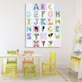 thumbnail image 3 of Stupell Industries Contemporary Animal Alphabet in Light Grey Canvas Art, 36 x 48, by Carla Daly, 3 of 8