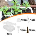 thumbnail image 1 of DYNWAVECA Système de Culture Hydroponique Système de Jardinage pour Débutants Conteneur de Plantation Portable 6 Trous pour Marché Balcon Jardin Bureau 3 Ensembles, 1 of 10
