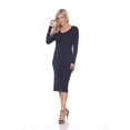 thumbnail image 1 of White Mark Women's Destiny Sweater Dress, 1 of 4