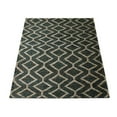 thumbnail image 5 of HAND KNOTTED SUMAK JUTE ECO-FRIENDLY AREA RUGS - 5'x8', Rectangle Shape, Green Beige Color, Geometric Pattern, High Pile, Natural Fiber, Outdoor Indoor Handmade Area Rugs for Living Room (J00018), 5 of 5