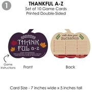 Big Dot of Happiness Friends Thanksgiving Feast - 4 Friendsgiving Party Games - 10 Cards Each - Gamerific Bundle