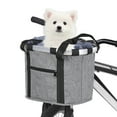 thumbnail image 4 of Tignapoo Aluminum Alloy Bicycle Basket for Mountain Bikes - Quick Release Front Carrier Bag with Pet Compartment, Multiple Colors Available, Adjustable Handlebar Fit, 4 of 6