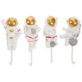 thumbnail image 1 of 4 Pcs Crochet Design Astronaut Mural Sans Perçage Crochet Chic Autocollant, 1 of 10