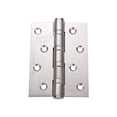thumbnail image 1 of Bisagra de puerta de acero inoxidable plateada, 2 piezas Bisagras de puerta Bisagras plegables Bisagras de acero inoxidable Bisagra de 3 mm de espesor, para puertas interiores sólidas, 1 of 5