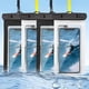 thumbnail image 1 of wonima02 Samsung Waterproof Phone Pouch Waterproof Phone Case Cellphone Dry Bag for iPhone 16 15 14 13 12 Pro Max XS Black 4 Pack | IPX8, Beach Essentials, 8.5", Clean, 1 of 1