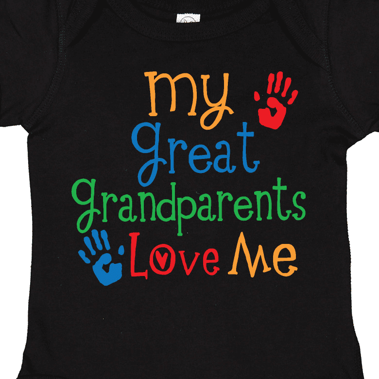 Inktastic My Great Grandparents Love Me Boys or Girls Baby Bodysuit