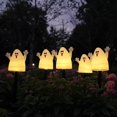 thumbnail image 4 of luces solares de suelo con forma de calabaza de Halloween, decoraciones de calabaza, decoración exterior para patio y jardín de Halloween, luces de suelo de Halloween, luces fantasma, 4 of 7