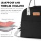 thumbnail image 2 of Bolsa del Almuerzo, Gran Capacidad Portátil Loncheras Termica Para Mujer Hombre, Lunch Bag Tela Oxford A Prueba de Goteo Mantener Fresco y Cálido SHIRET Hogar, 2 of 2
