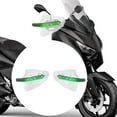 thumbnail image 6 of jiaping 2x Handlebar Wind Deflector Universal Windshield Motorbike Hand Protector Shield Clear and Green, 6 of 9