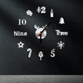 thumbnail image 3 of Pompotops Clearance Sales DIY Wall Clock 3D Mirror Sticker Home Office Decor Clock, 3 of 5