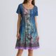 thumbnail image 1 of WILLBEST Fondos para Vestidos Mujer Vestido de Verano Floral Bohemio de Manga Corta con Cuello Redondo para Mujer Extra Grande, 1 of 3