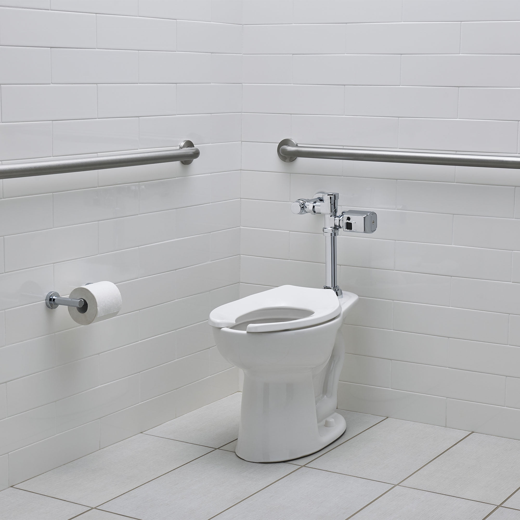 American Standard Elongated Heavy-Duty Commerical Toilet Seat in White