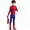 #B, variant on Spider Hero Costume Full Body Stretch Jumpsuit with Head Mask, 3D Printed Bodysuit Outfit for Halloween Stage Performance Theme Party