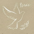 thumbnail image 2 of PI Studio  20x20 Black Ornate Wood Framed with Double Matting Museum Art Print Titled - White Dove II, 2 of 4