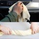 thumbnail image 2 of Natural Chamois Leather Car Washing Towels Super Absorbent Car home Window Glass Drying Cleaning Cloth Quick Dry car wash towel, 2 of 4