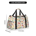 thumbnail image 3 of Fotbe Crabs Shrimps Bolsa de Viaje con Estampado, Bolsa de Fin de Semana para Mujer con Compartimento para Zapatos, Bolsa de Gimnasio con Bolsillo Húmedo, 3 of 7
