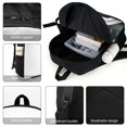 thumbnail image 4 of F1 de Brad Pitt-theme Backpack, Campus style schoolbag Bookbag with Adjustable Shoulder Straps And Large Zip Compartment, Unisex Travel Bags., 4 of 6