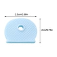 thumbnail image 2 of Silicone Key Cover Flexible Colored Covers PVC Car Key Caps, Silicone Office Key Door Rings - Caps, Keys Identifier Home Easy Colors Identifying Universal Car Key Chain, 2 of 4