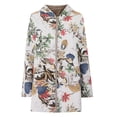 thumbnail image 1 of Puntoco Mujer Invierno Cálido Outwear Estampado Floral Bolsillos Con Capucha Vintage Oversize Puntoco Puntoco-914, 1 of 8