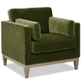 thumbnail image 2 of 4 Pc Knox Modern Farmhouse Sofa Armchair Storage Ottoman Set, 2 of 31
