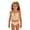 Beige, variant on Girls Period Swimwear 2 Piece Drawstring Girls Bathing Suit Comfortable Cute Printed Tankini Sets Ruched Cut Out Bikini Set Swimwear with Cover Up Skirt