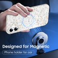 thumbnail image 4 of Decase for iPhone 16 Mag-Safe Case, Shockproof, Drop-Proof, Ultra Slim PC+Soft TPU Back Cover, Thin Matte Protective Case, 3X Military Standard Tested, Magnetic Protective Phone Case,White, 4 of 7