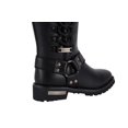 thumbnail image 4 of Dream Apparel Women's Motorcycle Riding Boots Knee High Boots Biker Boots Lace Up, 4 of 6